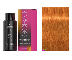 Schwarzkopf - Tinte Igora Vibrance 9-7 Rubio Muy Claro Cobrizo 60 ml (semipermanente)