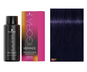 Schwarzkopf - Tinte Igora Vibrance 3-19 Castaño Oscuro Ceniza Violeta 60 ml (semipermanente)