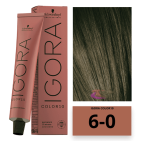 Schwarzkopf - Tinte COLOR Igora 10 Minutos 6-0 Rubio Oscuro 60 ml