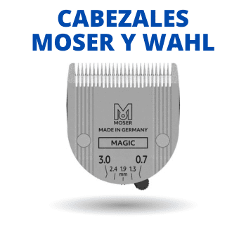 CUCHILLAS O CABEZALES MOSER Y WAHL