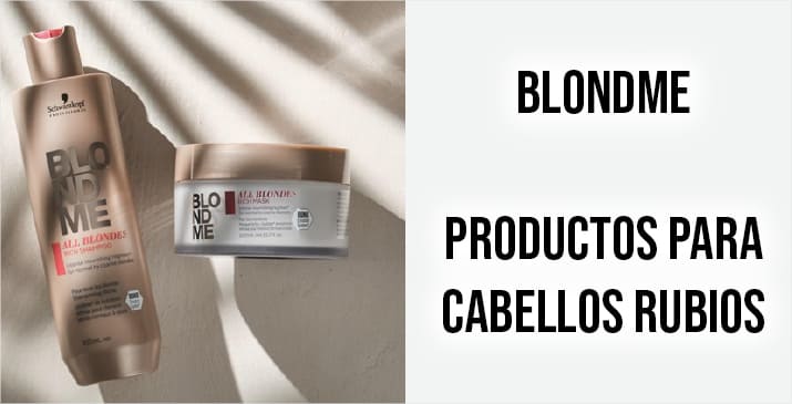 Productos BlondMe para cabello rubio