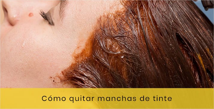 como quitar manchas de tinte