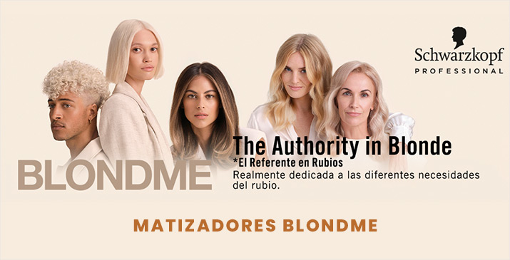 Matizadores BLONDME para neutralizar colores no deseados