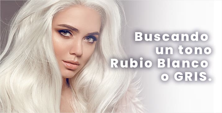 Buscando un rubio blanco o gris, así se matiza el cabello