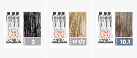 Pack 3 Tintes - L'Oréal Majirel