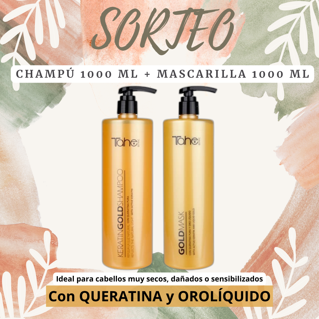 Pack Keratin Gold (champú orolíquido 1000 ml + mascarilla orolíquido 1000 ml)