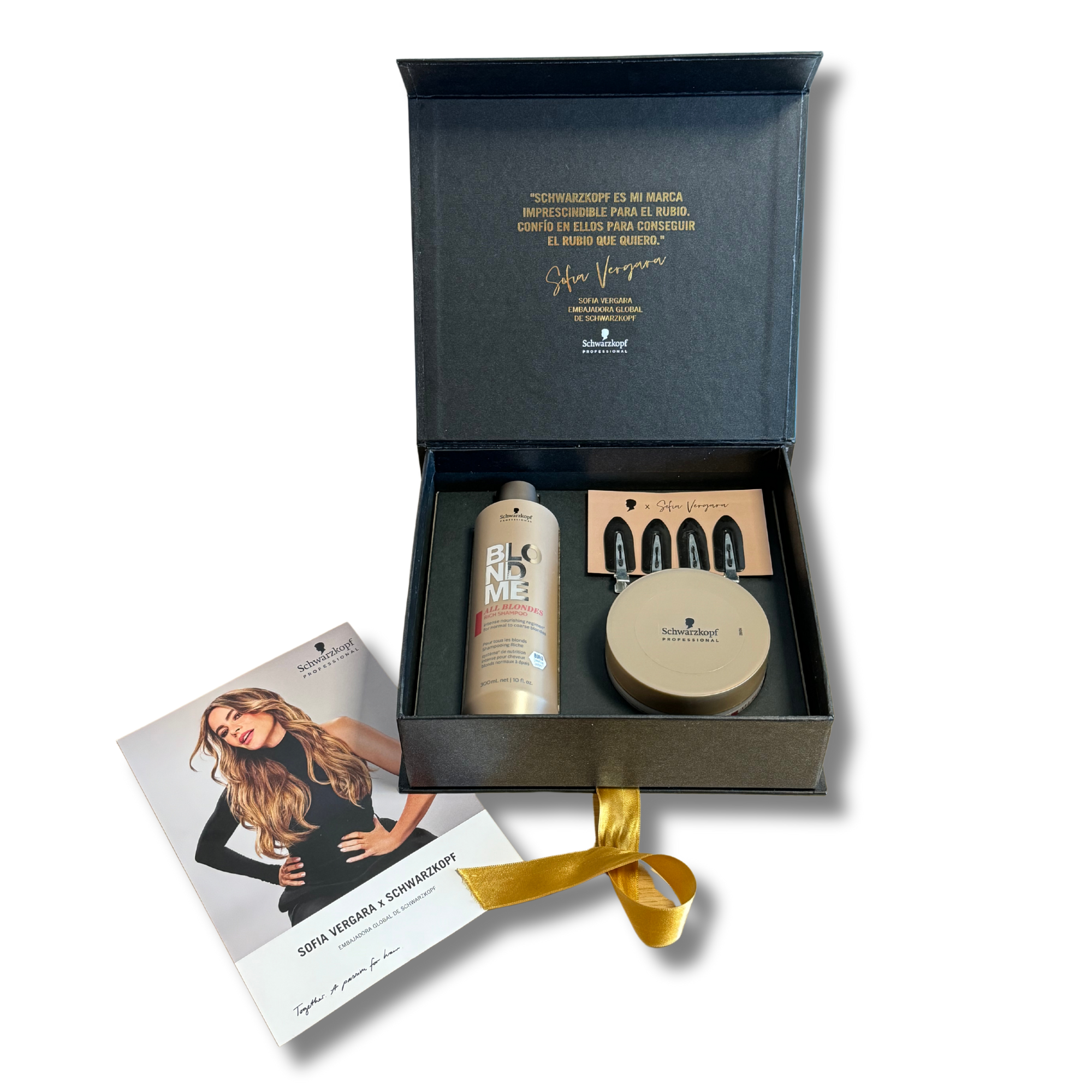 Pack SOFIA VERGARA Ideal Cabellos RUBIOS Dañados (Champú 300 ml + Mascarilla 200 ml)