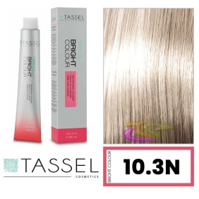 Tassel - Pack 3 Tintes BRIGHT COLOUR con Argán y Keratina Nº 10.3N RUBIO SUPER CLARO DORADO 100 ml