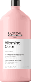 L`Oréal Serie Expert - Champú VITAMINO COLOR RESVERATROL cabellos teñidos 1500 ml