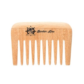 Barber Line - Peine Madera Ancho Barba-Bigote (04548)