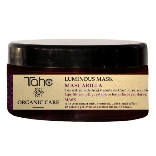 Tahe Organic Care - Mascarilla LUMINOUS MASK rubios fríos (vegano) 300 ml