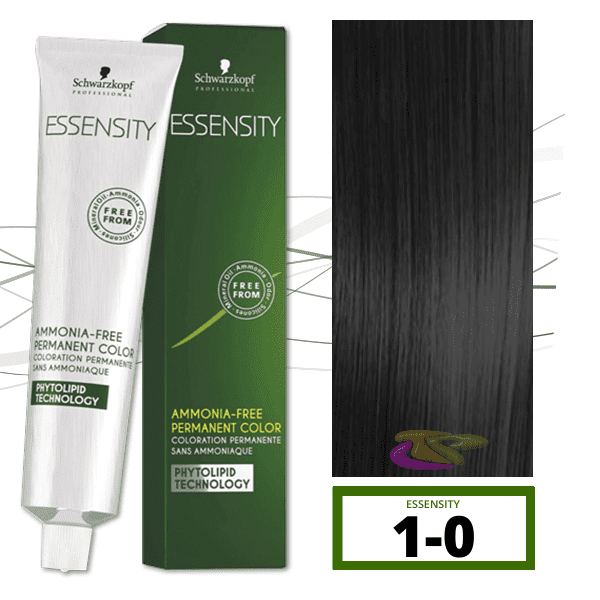 Schwarzkopf - Tinte ESSENSITY Sin Amoniaco Nature 1-0 Negro Natural 60 ml 