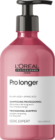 L`Oréal Serie Expert - Champú PRO LONGER cabello largo con puntas afinadas 500 ml