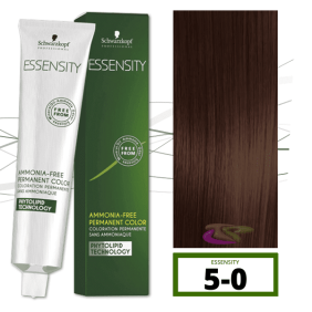 Schwarzkopf - Tinte ESSENSITY Sin Amoniaco Nature 5-0 Castaño Claro Natural 60 ml 