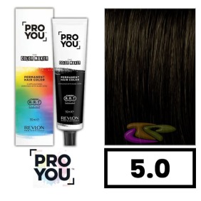 Revlon Proyou - Tinte THE COLOR MAKER 5.0 Castaño Claro 90 ml