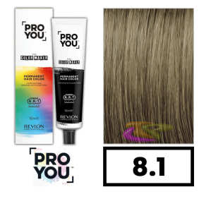 Revlon Proyou - Tinte THE COLOR MAKER 8.1 Rubio Claro Ceniza 90 ml