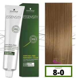 Schwarzkopf - Tinte ESSENSITY Sin Amoniaco Nature 8-0 Rubio Claro Natural 60 ml 