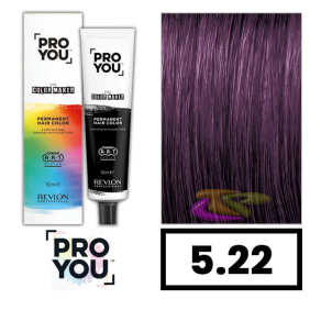 Revlon Proyou - Tinte THE COLOR MAKER 5.22 Castaño Claro Violeta Intenso 90 ml