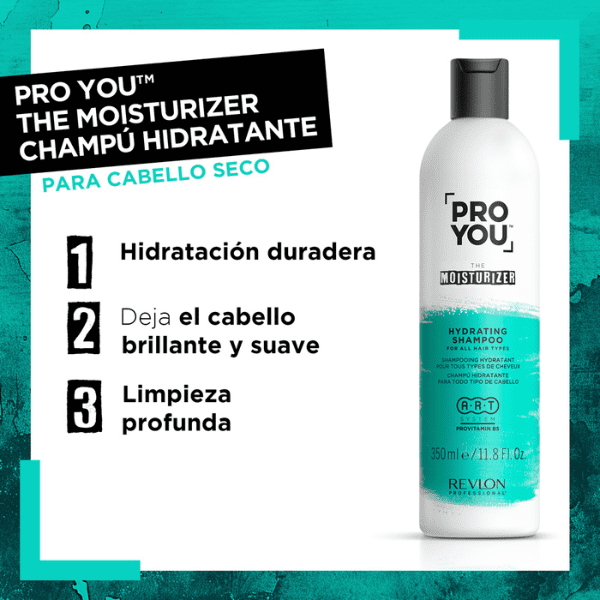 Revlon Proyou - Champú Hidratante THE MOISTURIZER 350 ml