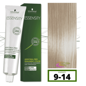 Schwarzkopf - Tinte ESSENSITY Sin Amoniaco Cedro 9-14 Rubio Muy Claro Ceniza Beige 60 ml 