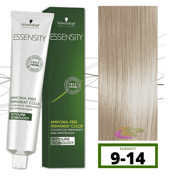 Schwarzkopf - Tinte ESSENSITY Sin Amoniaco Cedro 9-14 Rubio Muy Claro Ceniza Beige 60 ml 