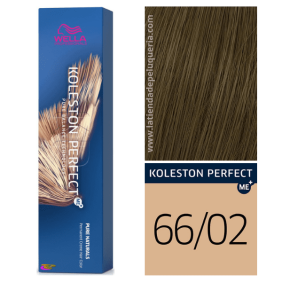 Wella - Tinte Koleston Perfect ME+ Pure Naturals 66/02 Rubio Oscuro Intenso Mate Natural 60 ml