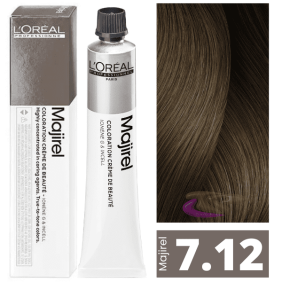 L`Oréal - Tinte MAJIREL 7.12 Rubio Medio Ceniza Irisado 50 ml