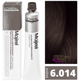 L`Oréal - Tinte MAJIREL 6.014 Rubio Oscuro Natural Ceniza Cobrizo 50 ml