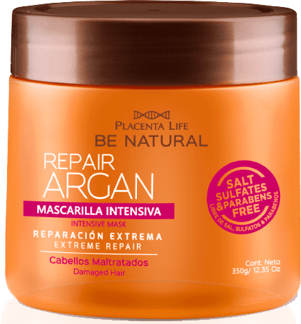 Be Natural - Mascarilla REPAIR ARGÁN cabellos maltrados 350 ml