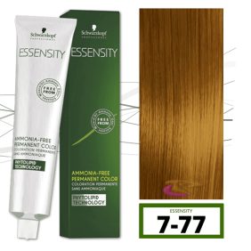 Schwarzkopf - Tinte ESSENSITY Sin Amoniaco Hoja de Otoño Cobre 7-77 Rubio Medio Cobrizo Intenso 60 ml