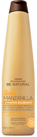 Be Natural - Champú Aclarante GOLD MANZANILLA cabellos naturales y rubios 350 ml