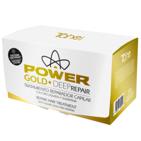 Tahe Botanic - Ampollas REPARADORAS antifrizz Power Gold -deep repair- (6 x 10ml)
