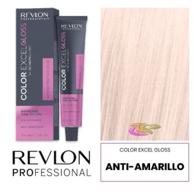 Revlon - Matizador COLOR EXCEL GLOSS Sin Amoniaco .02 ANTI-AMARILLO 70 ml