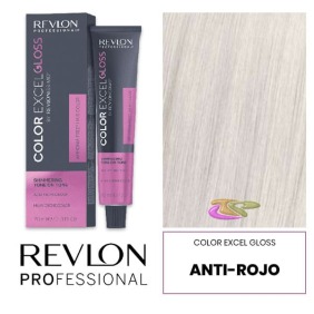 Revlon - Matizador COLOR EXCEL GLOSS Sin Amoniaco .1 ANTI-ROJO 70 ml