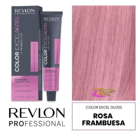 Revlon - Matizador Moda COLOR EXCEL GLOSS Sin Amoniaco .052 ROSA FRAMBUESA 70 ml