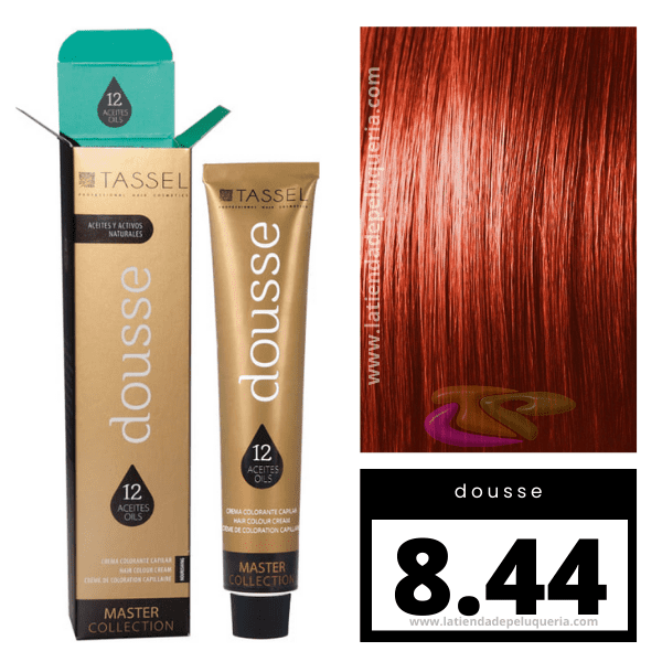 Tassel - Tinte DOUSSE Nº 8.44 RUBIO CLARO COBRE INTENSO 100 ml (06837)