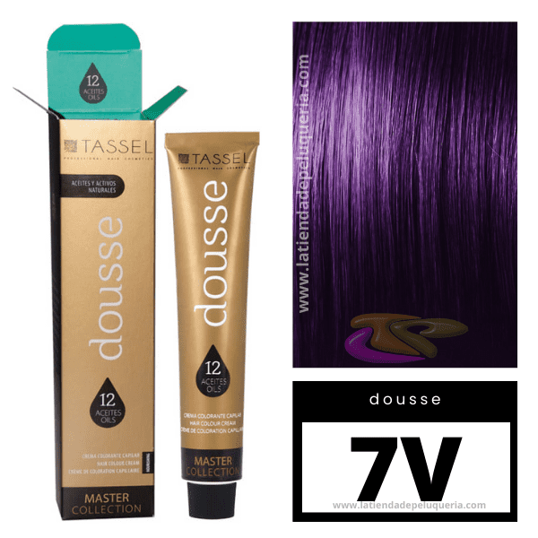 Tassel - Tinte DOUSSE Nº 7V Rubio Medio Violeta 100 ml (06919)