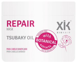 Xik Hair - Mascarilla REPAIR para cabellos dañados (con Tsubaky Oil) (Natural - Vegano) 500 ml