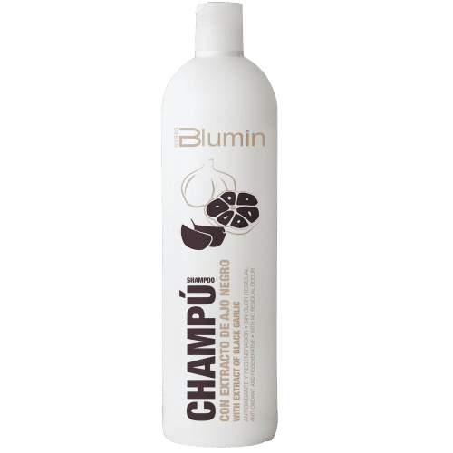 Blumin - Champú extracto AJO NEGRO (para cabellos secos - antioxidante y regenerador) 1000 ml