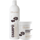 Blumin - Pack Oferta Con Extracto de Ajo Negro (para cabellos secos) (Champú 1000ml + Mascarilla 700ml)
