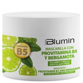 Blumin - Mascarilla BERGAMOTA Y PROVITAMINA B5 (volumen y brillo) (Vegano) 300 ml