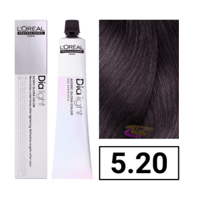 L`Oréal - Coloración DIALIGHT 5.20 Castaño Claro Violín Intenso sin amoniaco 50 ml