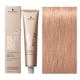 Schwarzkopf blondme - Crema Aclarante + Cobertura de Canas (LB) Reforzadora de Puentes Hielo Irisado 60 ml