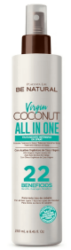 Be Natural - Spray All in One VIRGIN COCONUT restauración total 250 ml (Vegano)