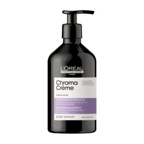 L`Oréal Serie Expert - Champú Chroma Crème VIOLETA (antiamarillo) 500 ml