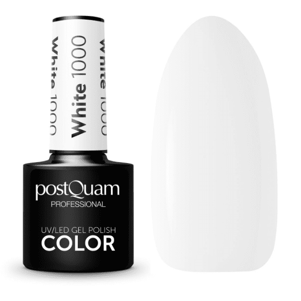 Postquam - Esmalte Uv/Led Gel Polish Color Nº 1000 Blanco 5 ml