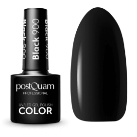 Postquam - Esmalte Uv/Led Gel Polish Color Nº 900 Negro 5 ml