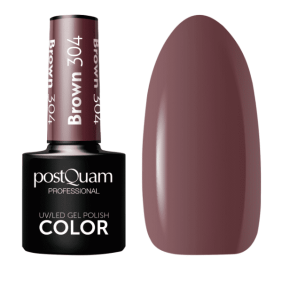 Postquam - Esmalte Uv/Led Gel Polish Color Nº 304 Marrón 5 ml