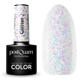 Postquam - Esmalte Uv/Led Gel Polish Color Nº 2 Glitter 5 ml