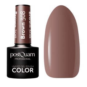 Postquam - Esmalte Uv/Led Gel Polish Color Nº 308 Marrón 5 ml